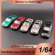 New In Stock Fine Works 1:64 Lexus Ls400 (Ucf10) Alloy Miniature Diecast Model Lexus Ls400 Sedan Car