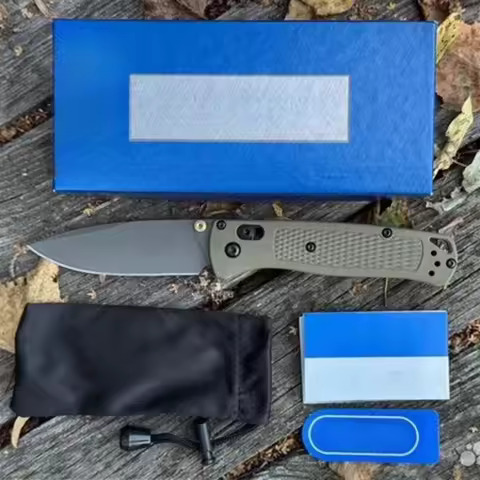 Pocket knife BM 535 Olive Green Handle CPM-S30V Blade hand tool knife