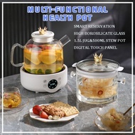 【In stock】Multi-functional Health Pot Soup Boiler Teapot 养生壶 1.5L with 500ML Stew Pot
