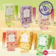 Portable Mouthwash Stick Disposable Travel Sachet Mouth Wash Spray Gargle Bad Breath Rinse Freshener