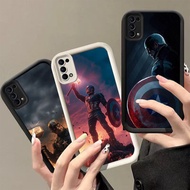 AA-4 captain america 1 Shockproof Casing for OPPO Reno 4 5 6 Find X3 Lite Realme C65 Narzo N53 N63