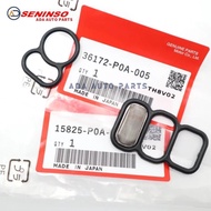 2PCS 36172-P0A-005 & 15825-P0A-015 36172P0A005 15825P0A015 VTEC Spool Valve Solenoid Gasket For Hond