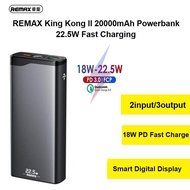 Remax King Kong ll 20000mAh RPP-129 Powerbank 22.5W PD+QC Multi-Compatible Powerbank 2input/3Output