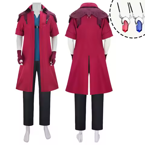 Devil May Cry Dante Cosplay Costume Dante Coat Outfits Dante Necklace Performance Clothes Halloween 