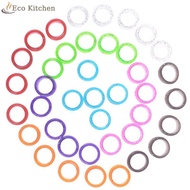 [Eco Kitchen] 5Pcs/Set Silica Gel Hair Scissors Ring Cutting Barber Circle Shears Hairdressing [New]
