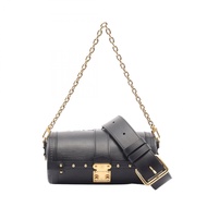 【二手】LOUIS VUITTONPapillon Trunk 手提包 M58655 黑色皮革 Papillon Trunk 女士二手 A