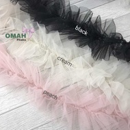 1YARD - TULLE LACE WITH WRIST / LACE TILE LACE