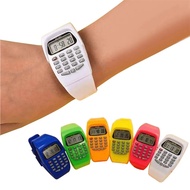 Multifunctional Students Classic Children Watch Silicone For Kids Date Electronic Calculator Lcd Scr
