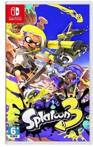 Switch Splatoon 3 | 漆彈大作戰3 | 斯普拉遁3  (中文/ 英文/ 日文版) + 貼紙