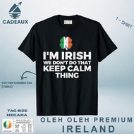 IRLANDIA 20-Piece SOUVENIR T-Shirt ASEAN COUNTRYTAG IRELAND Cotton Combed 24s SOUVENIR PREMIUM GIFT