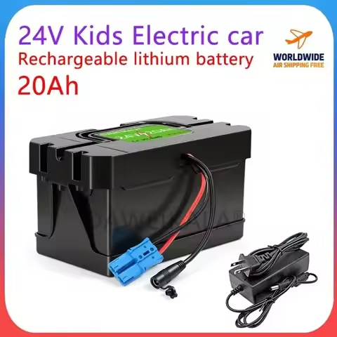 24V Children's Electric Vehicle Charging Lithium Battery 24V 20ah Lifepo4 Battery Pack Lithium Iron 