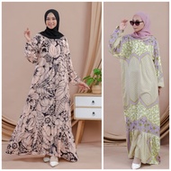 Butik kalila gamis flower dress Ld 120 longdress busui premium ECER & WHOLESALE in Indonesia busui f