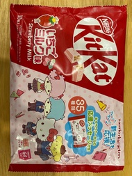 “พร้อมส่ง” นำเข้าจากญี่ปุ่น kitkat strawberry  ธีม santio น่ารัก