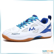 Giày Cầu Lông Lefus L022 Trắng Xanh Di Chuyển Linh Hoạt Thoải Mái