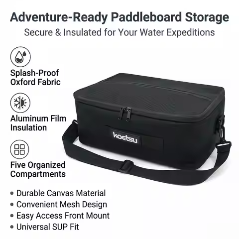 Paddle Board Cooler, Waterproof Insulated Deck Cooler Bag, Surfsup Deck Cooler Bag, Surf Kayak Coole