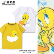Available Tweety Bird T-shirt for men, Wanita, and children, new summer style, T-shirt