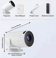 ​(กทม)โปรเจคเตอร์ HY300MINI โปรเจคเตอร์ รองรับ WiFi/5G Android 13.0 Projector 4K รองรับการ