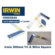 Irwin Tools 300mm / 12-inch Aluminum Try and Mitre Square