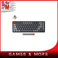 Keychron K6 65% RBG Aluminum Mechanical Keyboard (Wireless) - Gateron Brown - K6-Q3