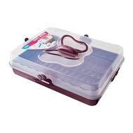 Lux Party Butler Carrier Container (Dull Violet) 57x28x9Cm