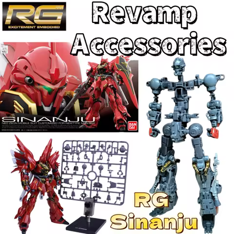 Applicable To RG Sinanju Msn-06S Upgrade Accessories Joint Activity Skeleton Upgrade Kit 107 Model M