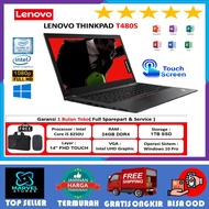 Laptop Lenovo Thinkpad T480s Core i5-8th Touch / RAM 20GB - SSD 1TB / 14 Inch / Win 10 / BONUS (MOUSE/TAS)