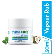 Mamaearth Baby Breathe Easy Vapour Rub 50ml, with wintergreen &amp; eucalyptus oil, 3months+, Hypoallergenic