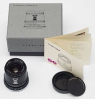 不議價SF到付 TTArtisan 銘匠 17mm f1.4 APS-C for Nikon Z mount 廣角 大光圈 鏡頭
