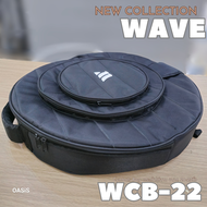 กระเป๋าฉาบกลอง (มีแผ่นกั้น) WAVE WCB-22 Cymbals Bag กระเป๋าใส่ฉาบ ขนาด 20-22นิ้ว Cymbal Bag 22" กระเ