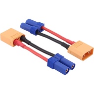 4pcs XT90 to EC5 Male Female RC Connector Adapter with 14awg 2inch Wire(E48-4) QWUC