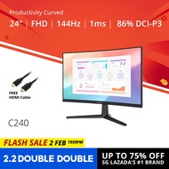 PRISM+ C240 24 144Hz 1500R Curved Productivity Monitor Gaming Monitor [1920 x 1080]