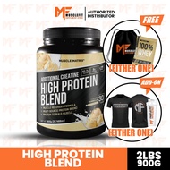Muscle Matrix High Protein Blend 2 lbs/900 g (30 servings) - Makanan Tambahan Protein Protein Powder