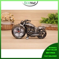 Motorcycle Alarm Clock, Motor Table Clock for Home Decor Classic Gold Silver Decoration Home