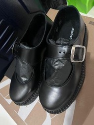 【全新！清屋平放！】Underground 黑色皮鞋 厚底瑪莉珍鞋 Mary Jane Creeper Black Leather