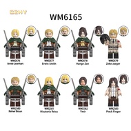 WM Blocks Anime Attack on Titan Minifigs Building Block Montessori Educational Toys for Kids WM6165