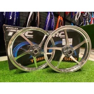 TRC T5RR CNC Forged Alloy Limited D2 FG525 Sportrim 160X160X17 Yamaha Y15ZR Sport Rim Y16ZR ENKEI