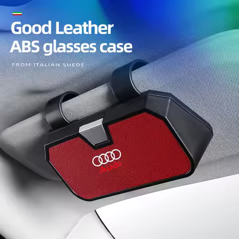 Universal Car Glasses Case For Audi A3 A4 A5 A6 A7 A8 Q2 Q3 Q7 Q6 Q6L SQ6 Q8 Q4 e-tron Q5 SQ5 Sportb