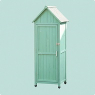 Freestanding Outdoor Storage Cabinet Vertical Storage Cabinet with Shelf Compact Furniture Multipurp