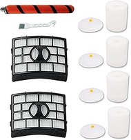 Replacement Brush Roll Hepa Foam Filters for Shark AZ1000 AZ1002 AX950 AX951 AX952 APEX DuoClean Vac