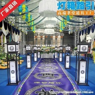 Funeral Guide Light Floor-standing Road Guide Decoration Memorial Memorial White Wreath Light Box Sp