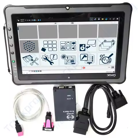 Getac Laptop V3.16 Truck Diagnostic Tool for Kobelco Hino Bowie DX DXIII Truck Explorer Excavator Di