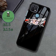Glossy Case Oppo A15 A15s - Casing Oppo A15 A15s - Hardcase Glass Oppo A15 A15s - RKB