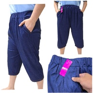 Women 3/4 Quarter Jeans Pants Size 6XL Womens Pants Plus Size Perempuan Girl