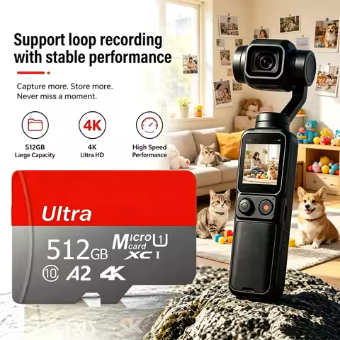 2TB High-Speed A2 4K SD Card 512GB 256GB 128GB Memory Card 1TB Micro TF SD Adapter for Car Smartphon