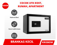 Krisbow Brankas Besi Kecil 17ck 1/3 Mm Brangkas Lemari Besi Rumah Kost