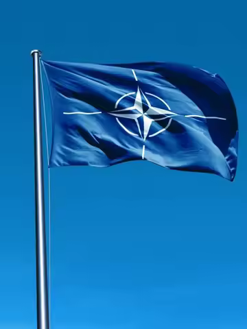 90 X 150cm North Atlantic Treaty NATO Flag Polyester NATO Banner International Organization Flag