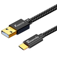 USB C Cable 6 ft,3.1A Type C Fast Charging Cable, USB A to USB C 3A Charger Durable Nylon Braided Co