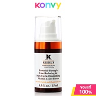 Kiehls Powerful Strength Line-Reducing &amp; Dark Circle-Diminishing Vitamin C Eye Serum 15ml คีลส์ เซรั่มบำรุงผิวรอบดวงตา