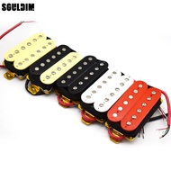 Alnico V Double Coil Humbucker Electric Guitar Pickup Alnico 5 Neck Bridge Pickup for LP Guitar Part