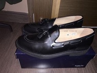 HARUTA 709XL 黑色流蘇樂福鞋